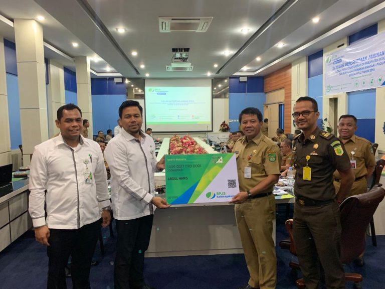  Wah,Hebat Sekdakab Rohul Abdul Haris, ASN nya Ikut Program BP Jamsostek JKK-JKM
