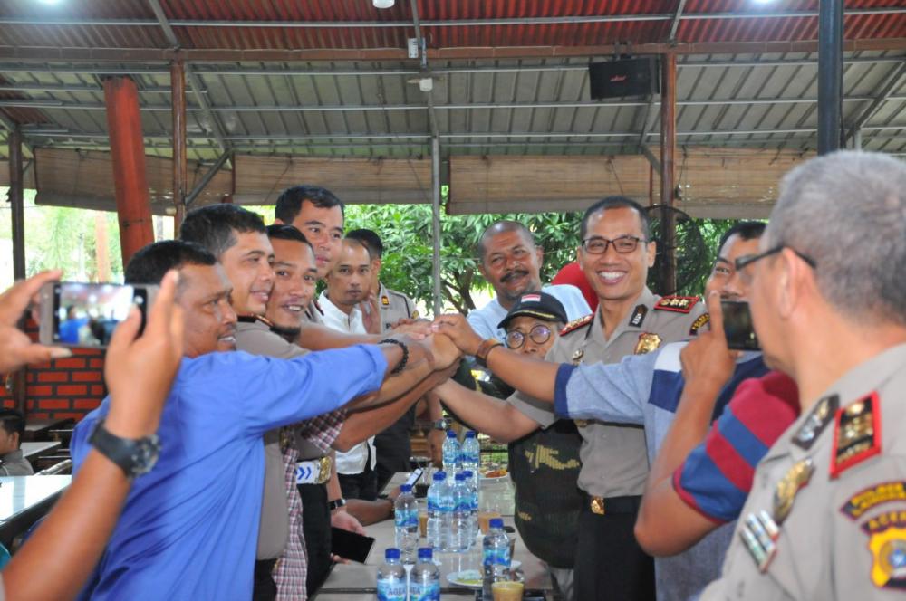 Kapolres Ngopi Bareng Insan Pers Langsa