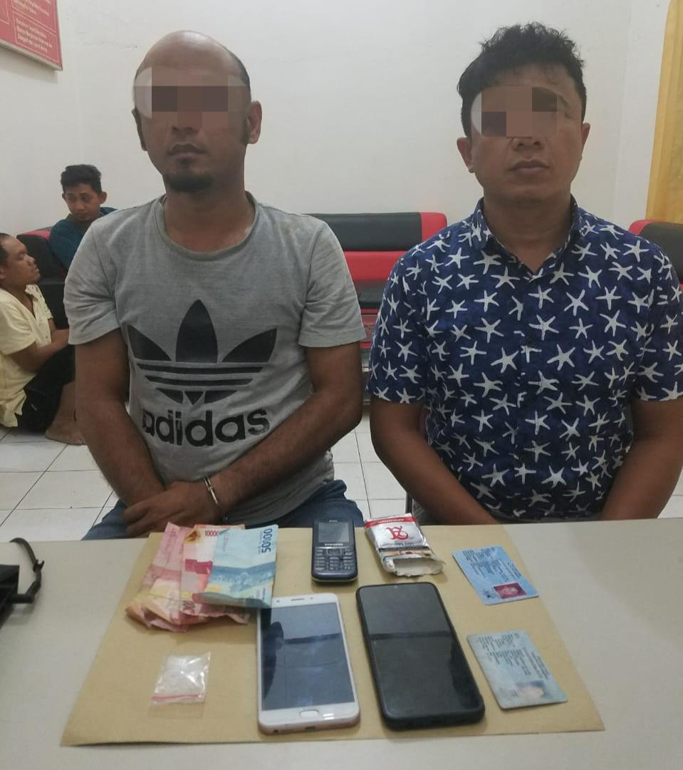 Tiga Pengedar Sabu Diringkus Polsek Tapung di 2 TKP Sekitar Pasar Plamboyan