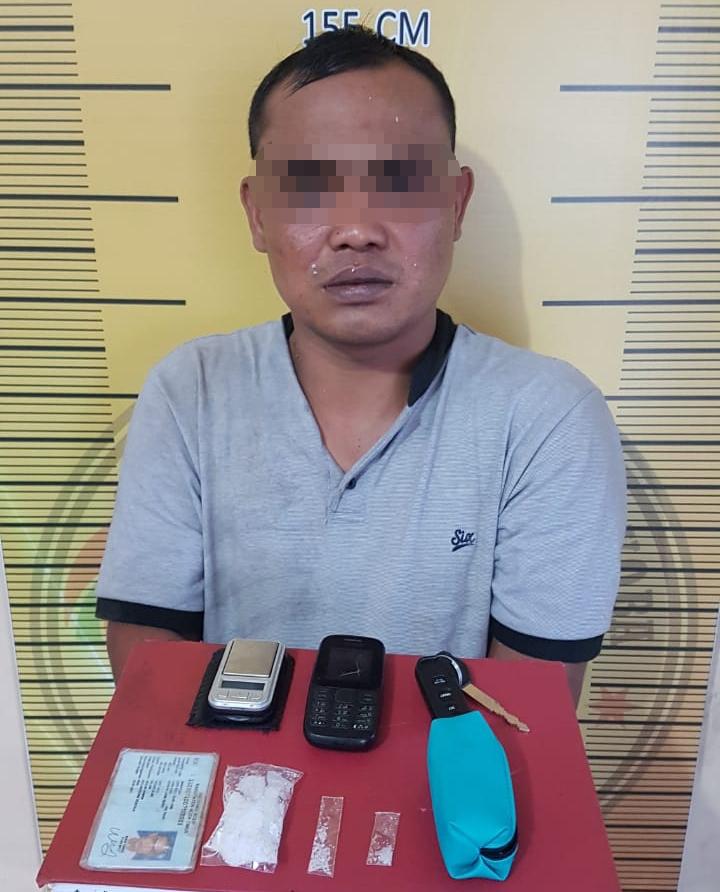 Sat Intelkan Polres Langsa Amankan WY Pengecer Narkoba