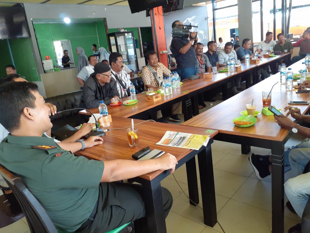 Coffe Morning Dandim 0104/ A. Tim Dengan Insan Pers