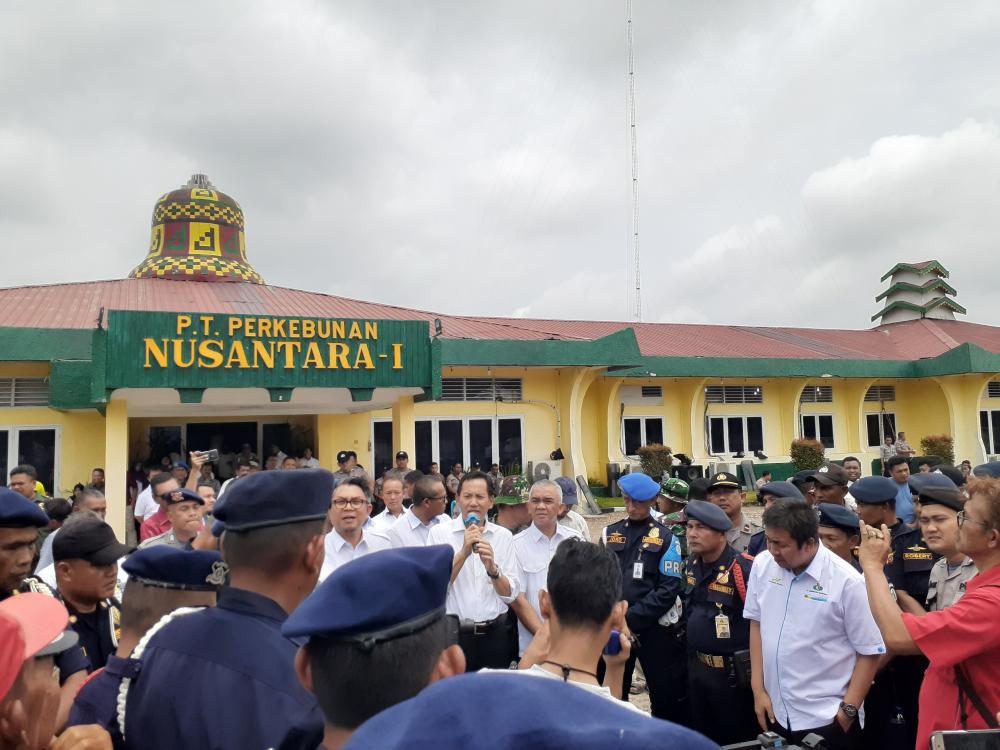 Eks Karyawan Demo PTPN I Langsa, Direksi Komitmen Membayar SHT