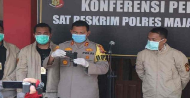 Enam Pelaku Perampokan Dengan Modus Mengaku Anggota Polisi di Tembak Kaki Semua Oleh Polres Majelengka