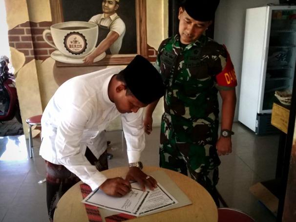 Walaupun Pembukaan TMMD Ditiadakan, Penandatanganan Berita Acara Tetap Dilaksanakan