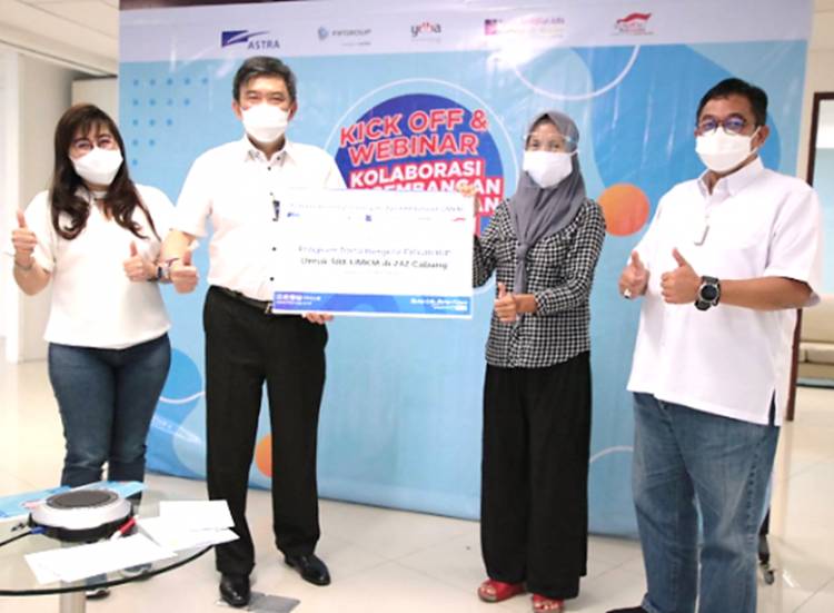 Antisipasi Pandemi, FIFGROUP Luncurkan Dana Bergulir untuk 588 UMKM Bersama 4 Lembaga Astra
