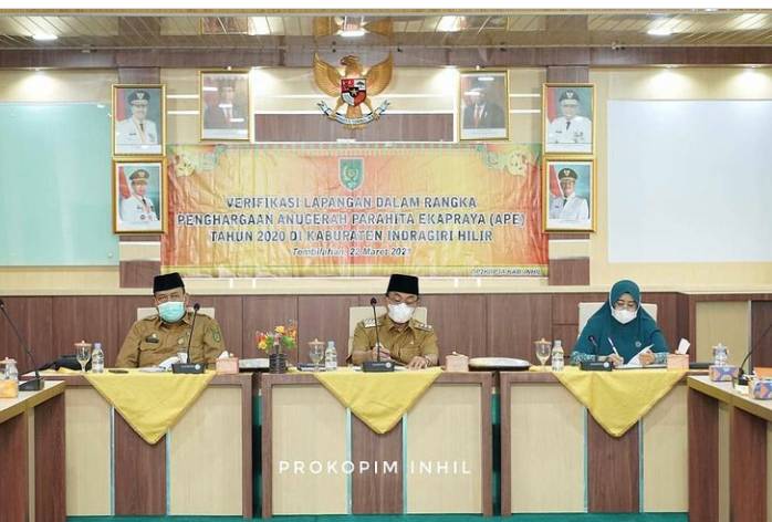 Bupati HM Wardan Menghadiri Verifikasi Lapangan Dalam Rangka Penghargaan Anugerah Parahita Ekapraya