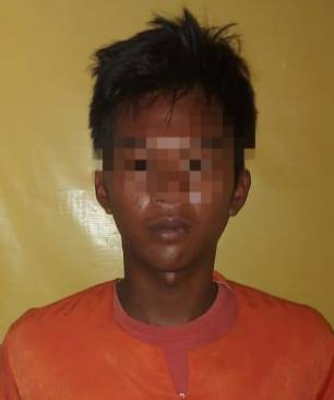 Satpam PT. Naga Mas Amankan Pelaku Curas Lalu Diserahkan ke Polsek Tapung Hilir