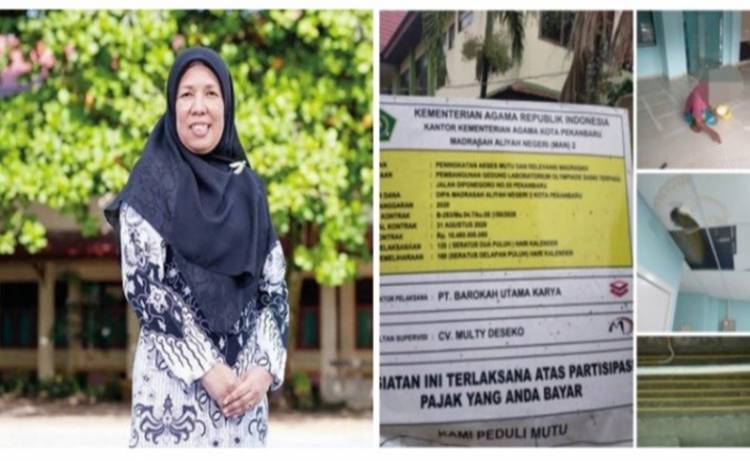 PT Barokah Utama Karya "Offside" Labor Olympiade Sain Terpadu Masih Kerja, Kepsek MAN 2 Pekanbaru Norerlinda Bungkam