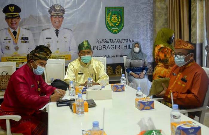 Bupati Inhil Yang Diwakili Asisten Pemerintahan Hadiri Munas Ke V  APKASI 2021