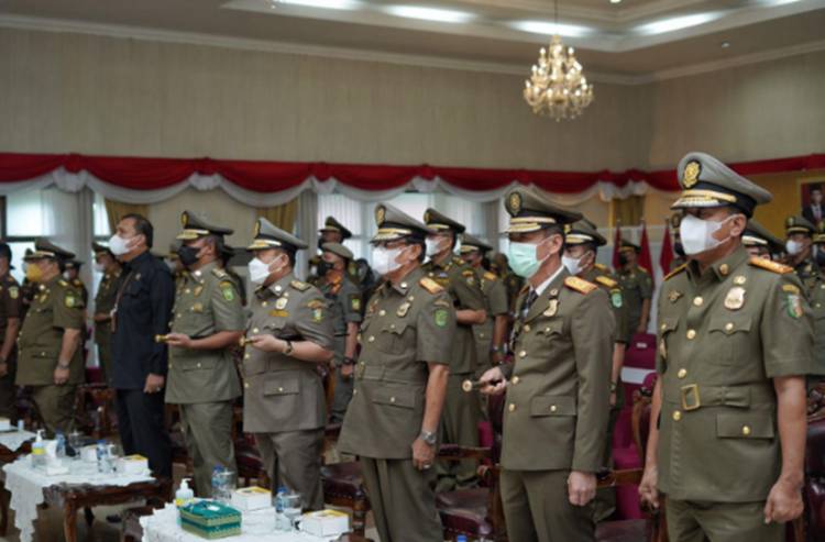 Ratusan Kantong Darah Terkumpul dari Kegiatan Baksos HUT ke-72 Satpol PP se-Provinsi Riau
