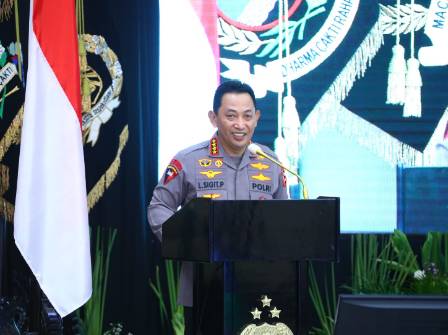 Buka Rakernis Gabungan, Kapolri Harapkan Polri Presisi jadi Lompatan Jauh