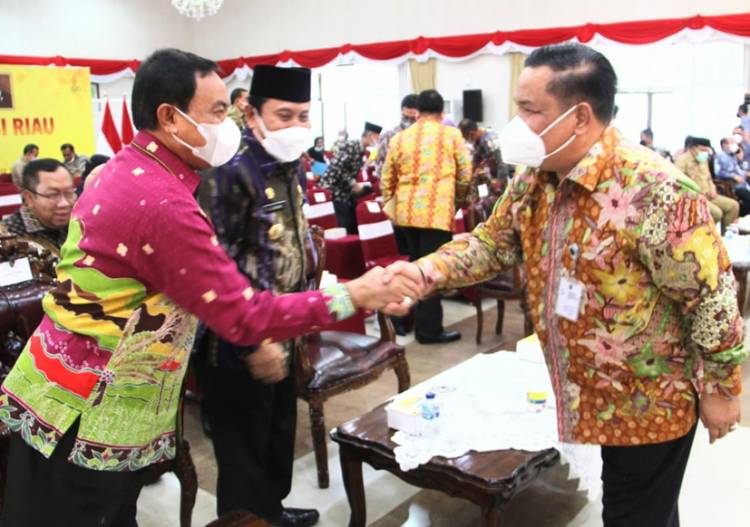 Ikuti Rakoor Program P3DN, Bupati Inhil HM. Wardan Siap Ikuti Arahan Presiden