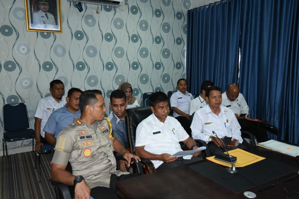 Pemkab Kampar Laporkan 50.244 Surat Suara rusak saat Video Conference 