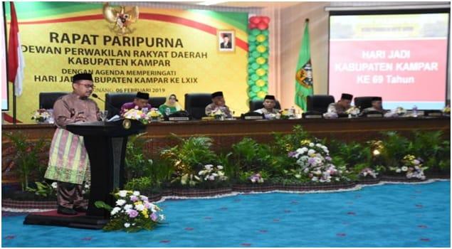 Galery Foto Rapat Paripurna Istimewa HUT Kabupaten Kampar ke-69