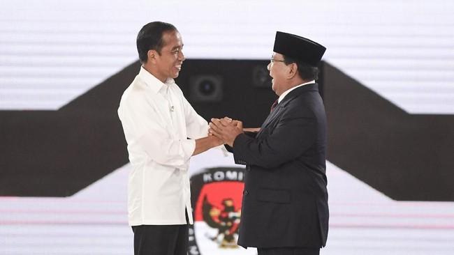 Jokowi vs Prabowo di 5 Survei Terakhir
