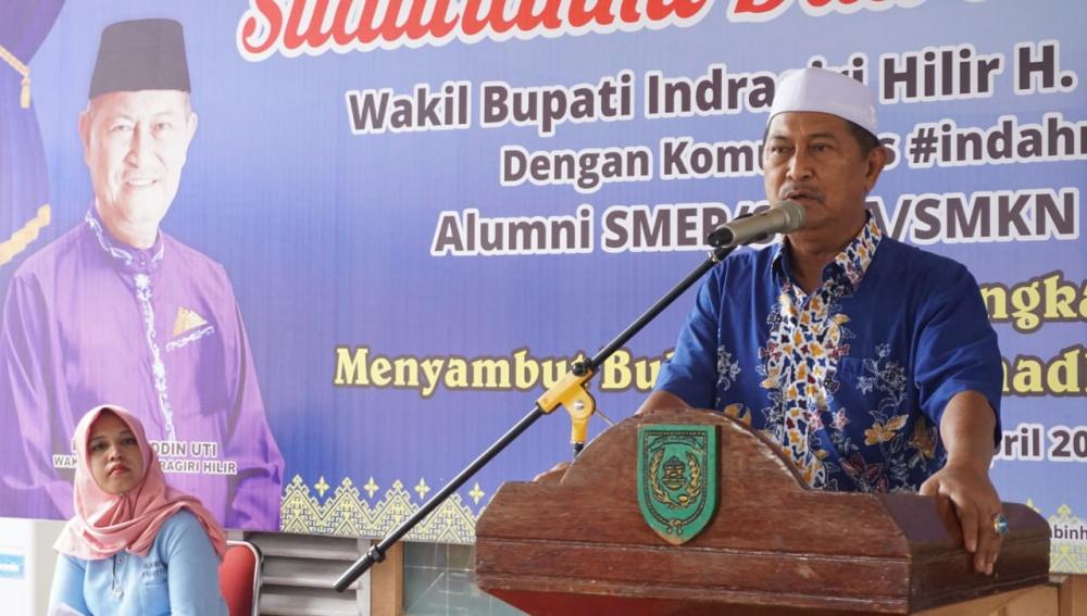 Wabup Bersilaturahmi dengan Alumni SMKN 1 Tembilahan 