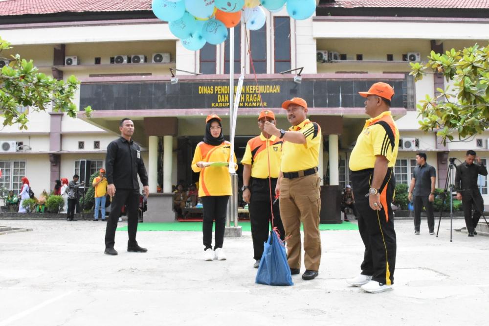 Bupati Kampar Buka Secara Resmi O2SN dan FLS2N Tahun 2019
