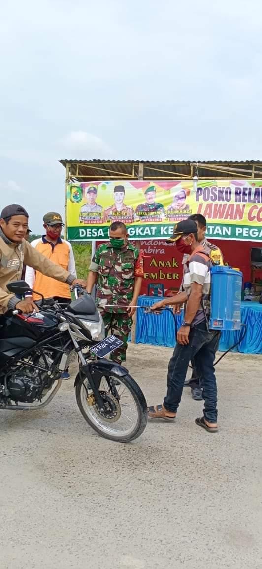 Cegah Covid-19, Pemdes Bingkat Dirikan Posko