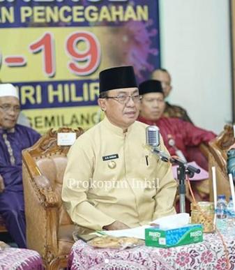 Bupati HM Wardan Memperpanjang  Status Siaga Darurat Bencan Non Alam Akibat Corona Virus Desease (COVID-19) Hingga 29 Mei 2020.
