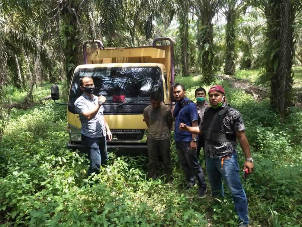 Polisi Ungkap Kasus Pencurian Truck Bermuatan Sawit, 5 Pelaku Berhasil Ditangkap
