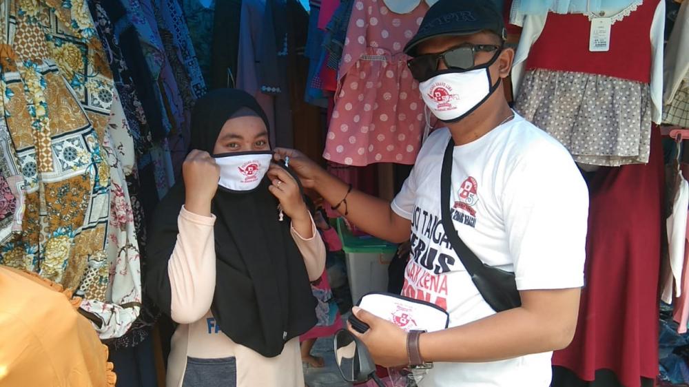 DPC PBL Kabupaten Sergai Bagikan 2000 Masker