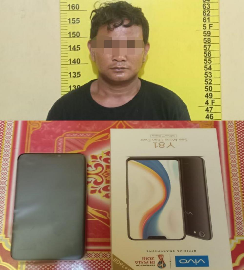 Ketahuan, Pelaku Curat di Bagan Batu ini Babak Belur Dihajar Massa