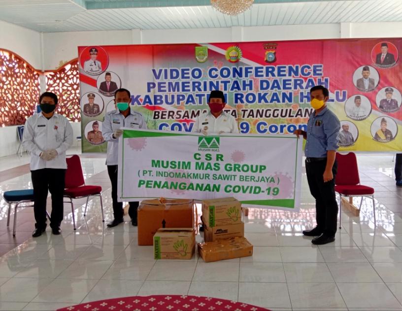 Bupati H Sukiman Apresiasi PT ISG Peduli pencegahan Covid 19,Salurkan CSR ke Pemkab Rohul 