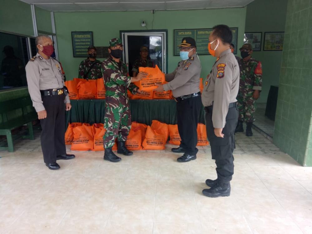 Sinergitas TNI-POLRI Cegah Covid 19
