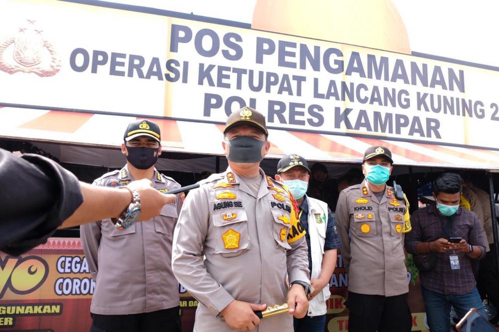 Polda Riau Tidak Akan Memberi Ruang Kepada Masyarakat yang Melaksanakan Mudik