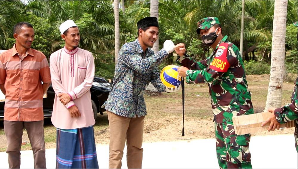LAPANGAN VOLLY KINI SUDAH DAPAT DINIKMATI WARGA