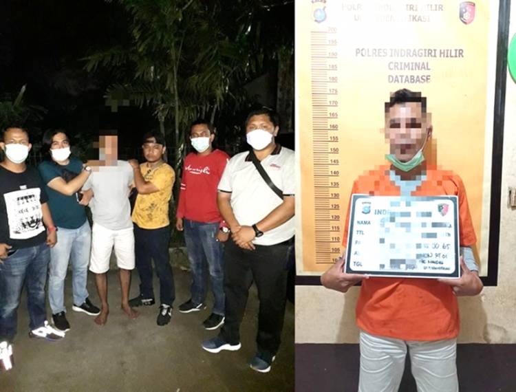 Satu lagi Terduga Pelaku Kasus Penahanan Kapal Tongkang PT. THIP Berhasil Diamankan Polres Inhil