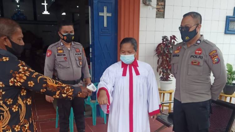 Paskah Minggu Kedua, Polsek Bagan Sinembah Gelar Pengamanan di 5 Gereja