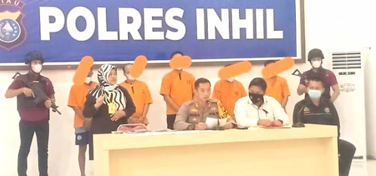Polres Inhil Ungkap Kasus Dugaan Pemaksaan Penahanan Tug Boat dan Tongkang Milik PT THIP