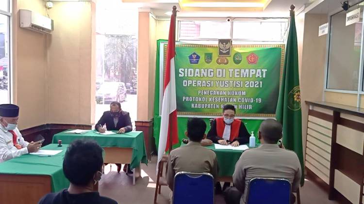 Negara Hadir, Polri Gelar Operasi Yustisi, Sidang Ditempat Bagi Pelanggar Prokes