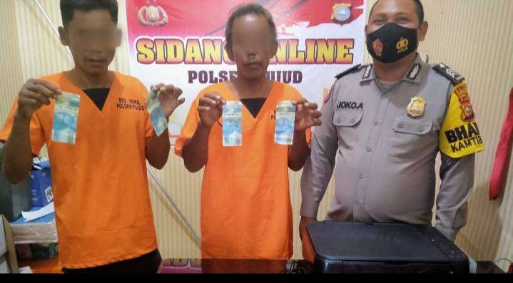 Edarkan Uang Palsu, 2 Pria di Rohil Dibui