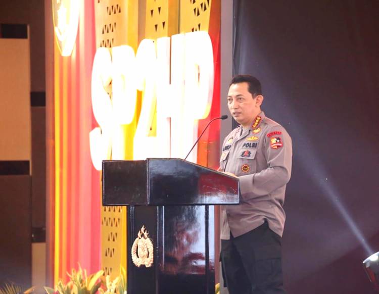 Lauching SP2HP Online, Kapolri: Semoga Tidak Ada Lagi Sumbatan Komunikasi