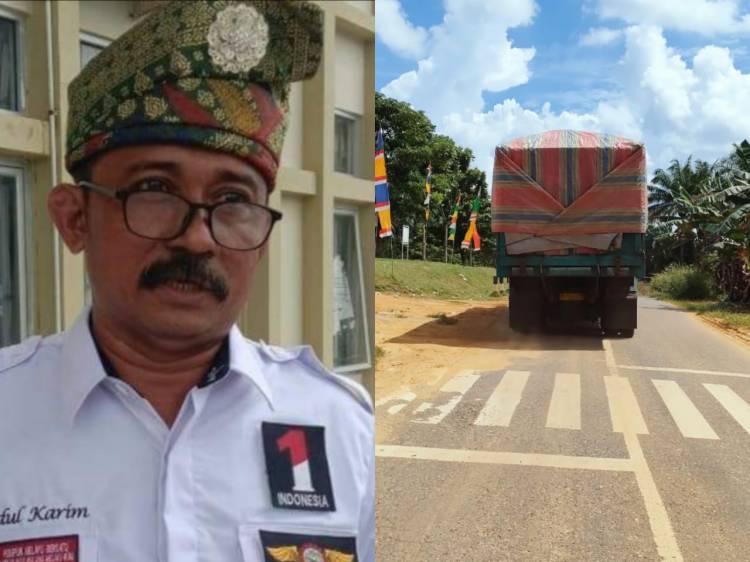 Truck ODOL Buat Resah Masyarakat, LHMR Rohil Minta Pemcam Segera Atasi Truk ODOL Di Basira