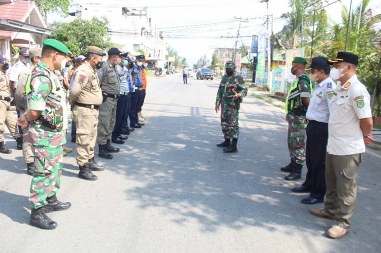 Pasi Ops Kodim 0314/lnhil Pimpin Apel Pendisiplinan Prokes Guna Mencegah Penyebaran Covid-19
