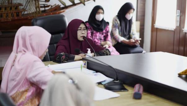 Dipimpin Hj. Zulaikhah Wardan, TP-PKK Inhil Gelar Rapat Monitoring dan Evaluasi Program Pokja
