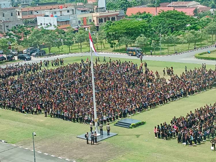 Seleksi Calon Polisi, Ribuan Peserta Padati Mapolda Riau