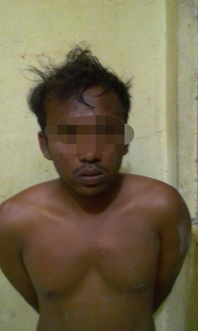 Pencurian di Areal Proyek Pembangunan SPN Polda Riau Seorang pelaku di tangkap Polsek Tambang 