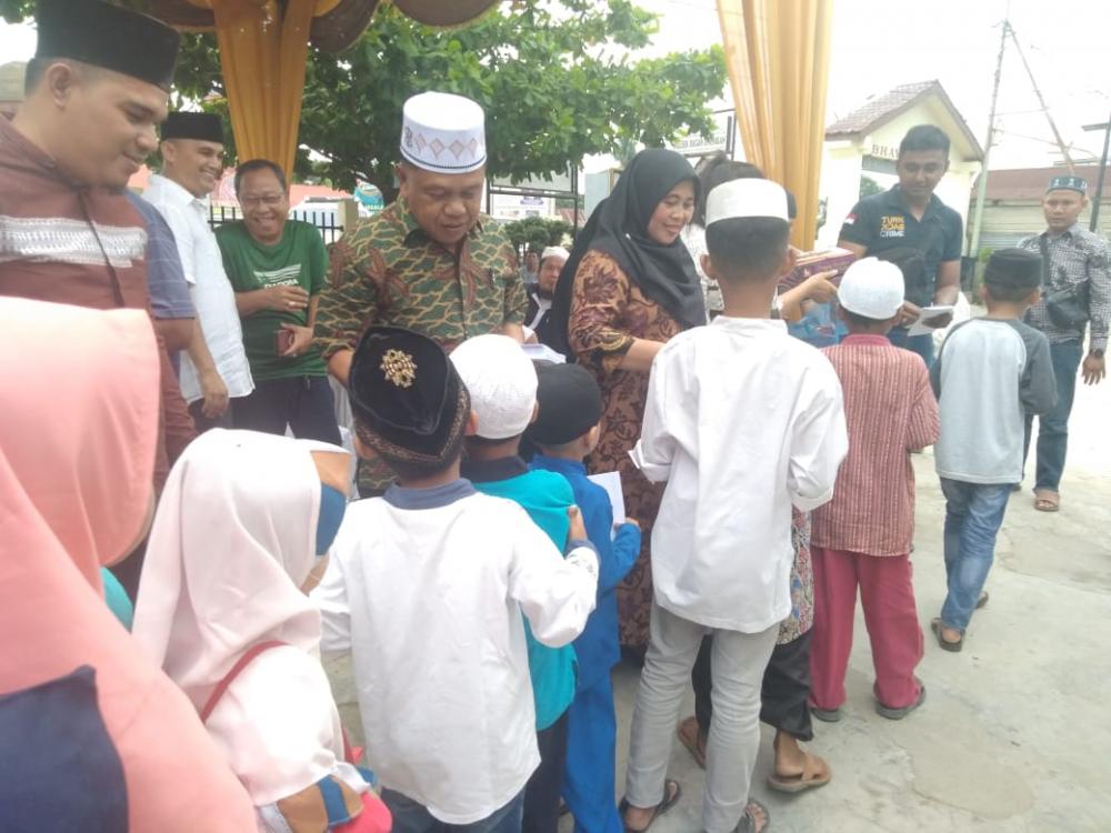  Santuni Anak Yatim, Kapolsek Bagan Sinembah : Pangkat dan Jabatan Hanya Titipan 