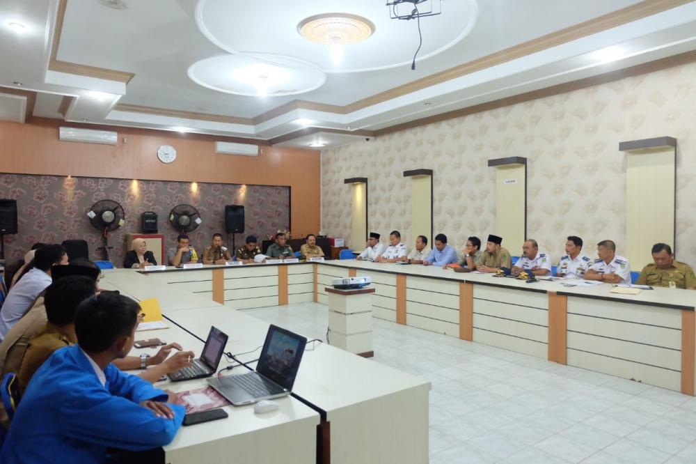 Wabup Inhil Pimpin Rapat Forkopimda menyambut Hari Raya Idul Fitri 1440H