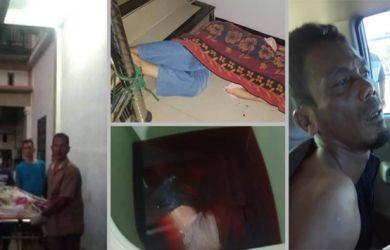 Sadis, Suami Bunuh Istri dan 2 Anak Jelang Sahur