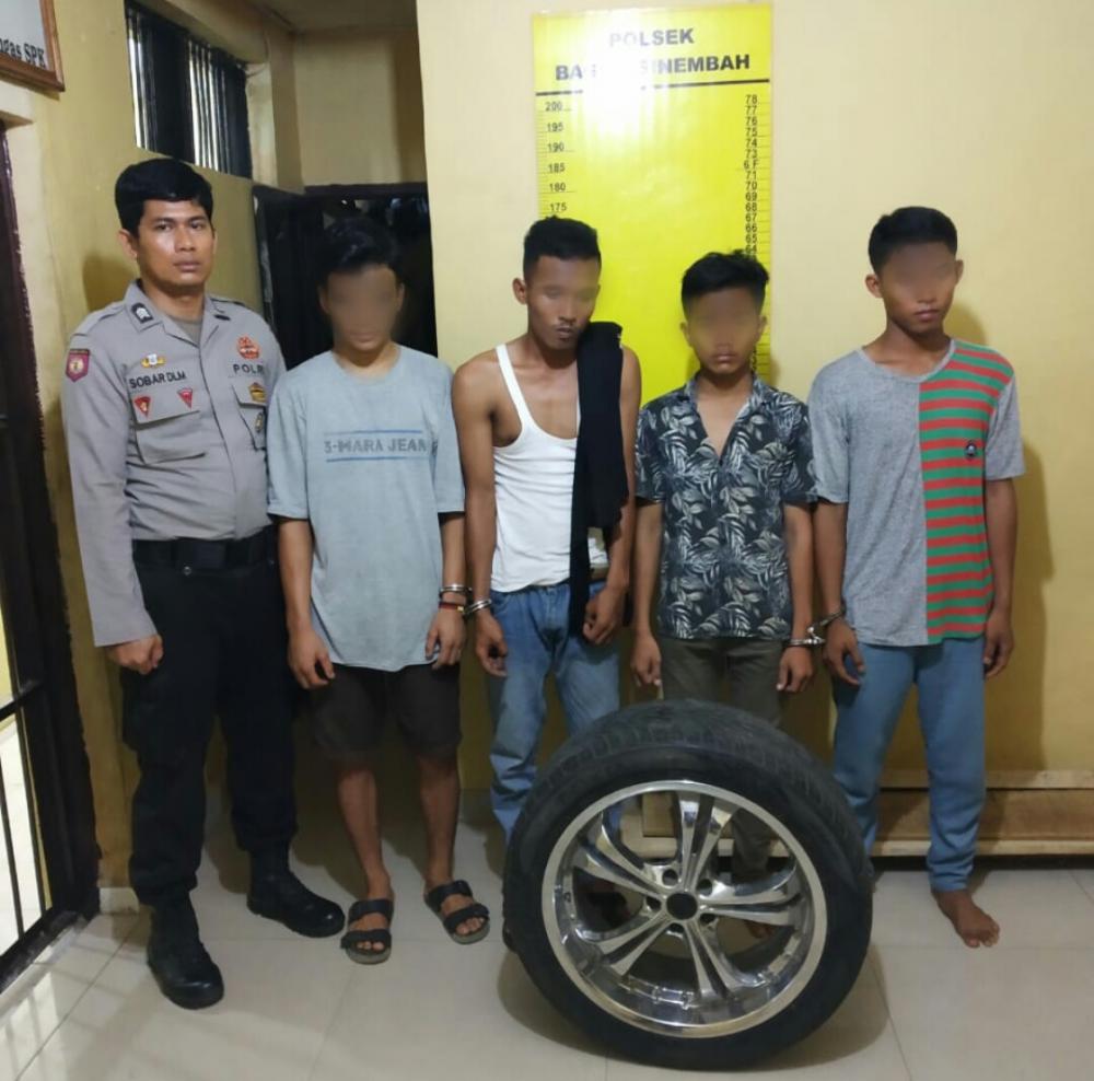 Empat Pelaku Curat di Bahtera Makmur - Bagan Sinembah ini, 2 Pelaku Masih Pelajar