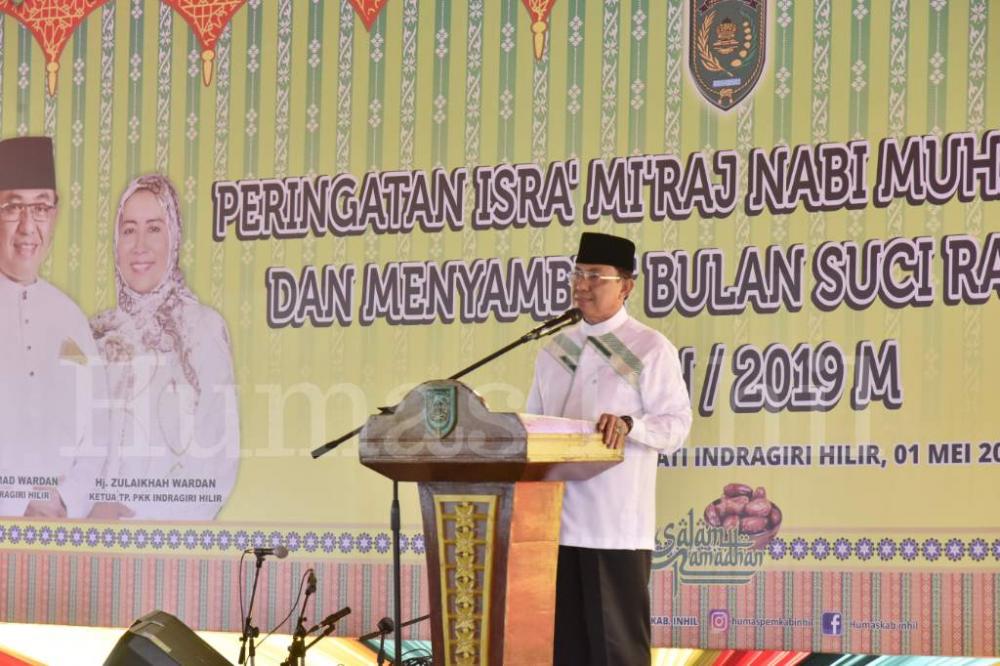 Bupati HM Wardan Ajak Masyarakat Meramaikan Mesjid