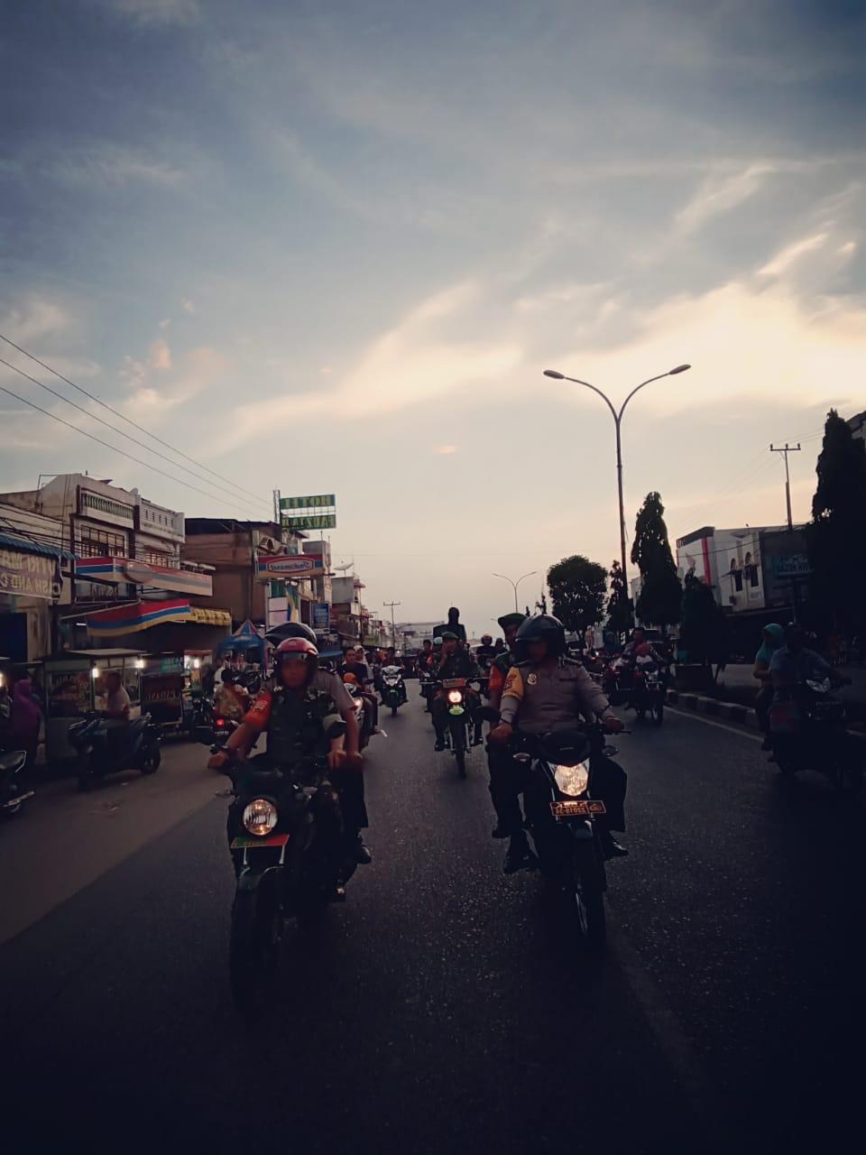 Tunjukkan Sinergitas, Koramil 03/BGS dan Polsek Bagan Sinembah Gelar Patroli Gabungan 