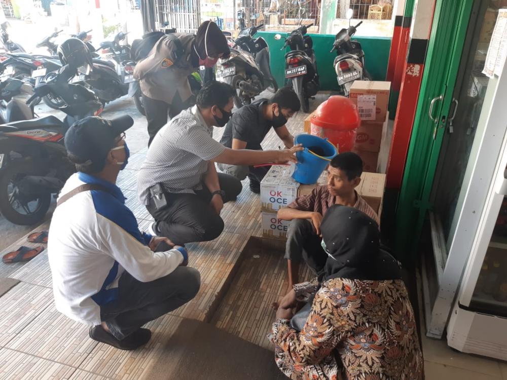 Kapolres Inhil Survei Lokasi Penampungan dan Lakukan Pendataan Tunawisma