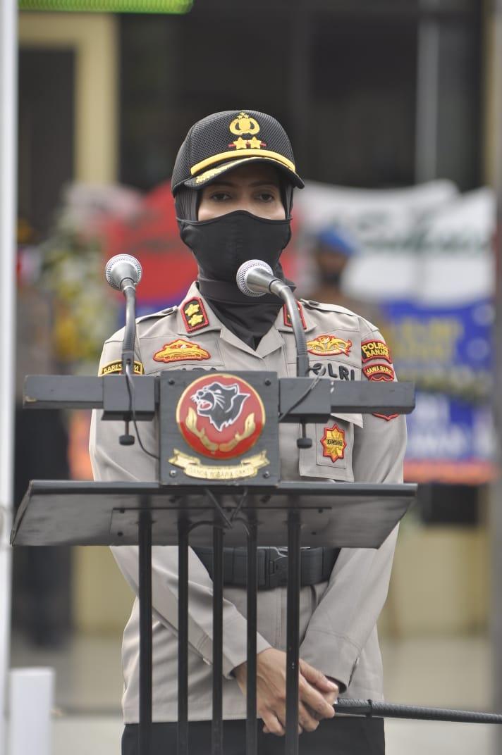 Polwan Pertama Jadi Kapolres Banjar.