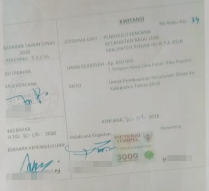 Viral, Palsukan Tanda Tangan, Penghulu di Rohil ini Terancam 6 Tahun Penjara